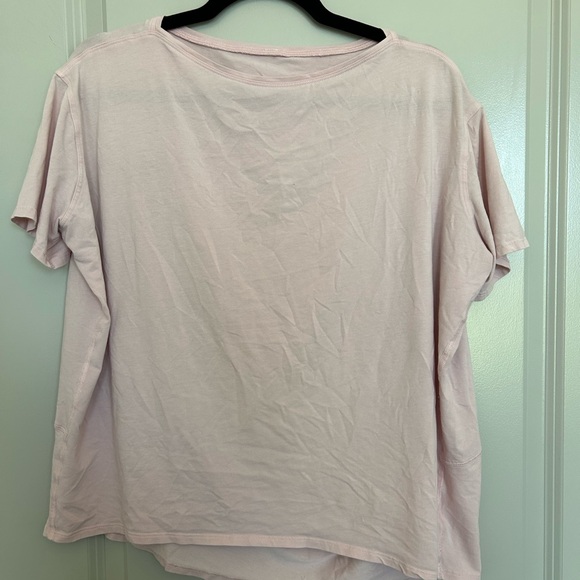 lululemon athletica Tops - Lululemon Back in Action tee dusty rose